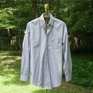 Brooks Brothers Blue Purple Checked Button Up Shirt